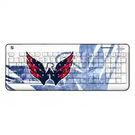 Keyscaper - Washington Capitals Ice Tilt Wireless Keyboard - Multicolor
