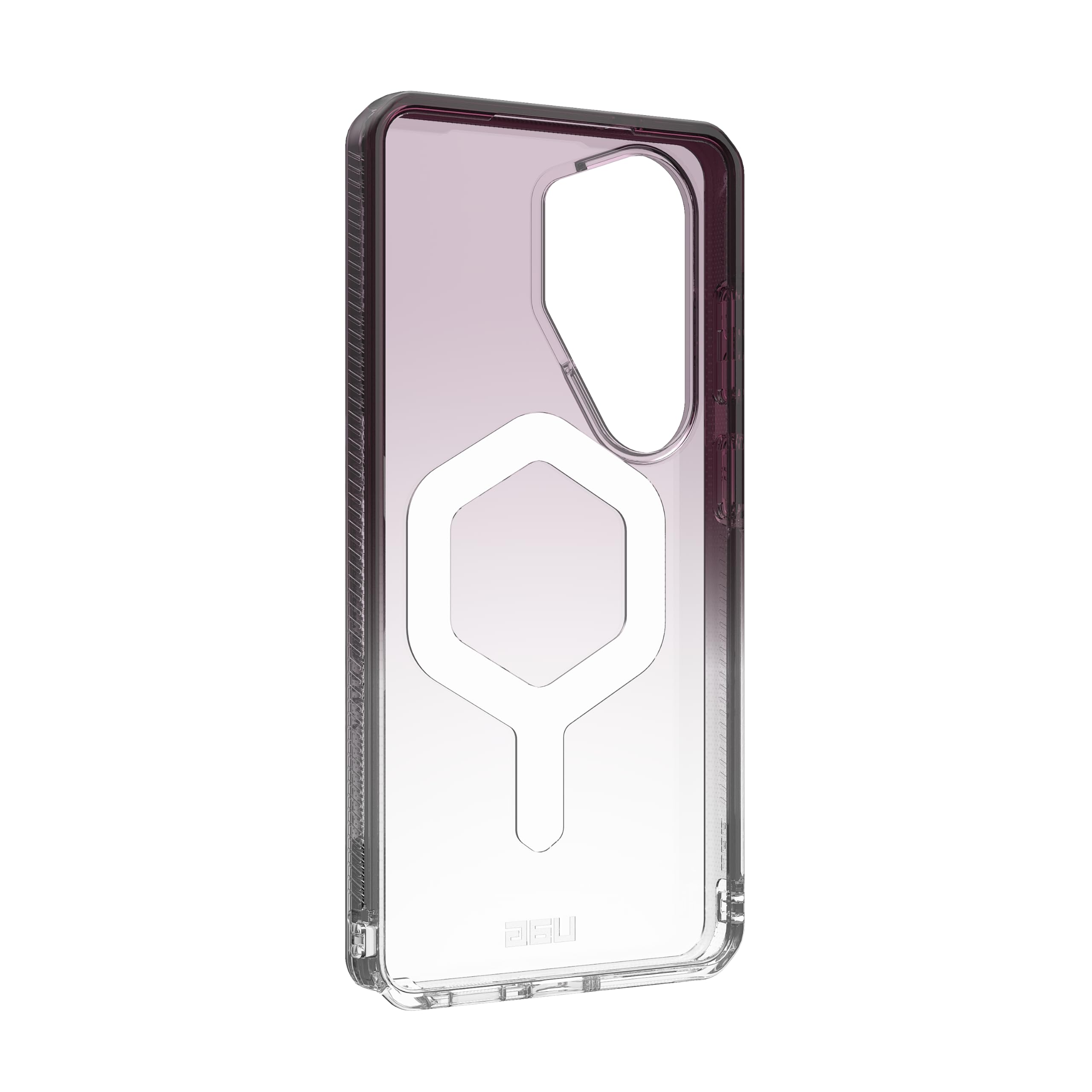 Alt View 7. UAG - Samsung Galaxy S26 Ultra Case with Magnetic Charging, Anti-Yellowing, Air-Soft Corners, Clean Design Protective Cover - Black/Clear Ombre.