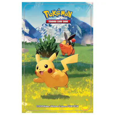 Pokemon ME2.5 Ascended Heroes Mini Tin | Pickachu and Tepig Pokemon ME2.5 Ascended Heroes Mini Tin | Pickachu and Tepig