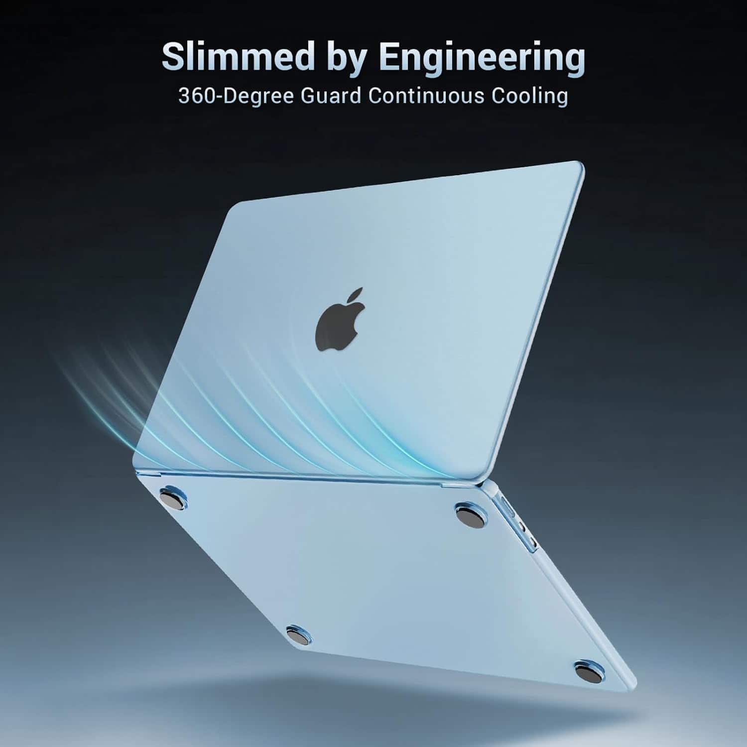 mosiso Ultra Thin Hard Case for MacBook Air 15.3 inch M5 A3448 M4