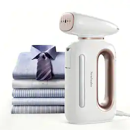 Newbealer - Handheld Steamer for Clothes,Horizontal & Vertical Steaming, 30s Fast Heat Up, 230ml Water Tank, for Home, RV & Hotel - Gold