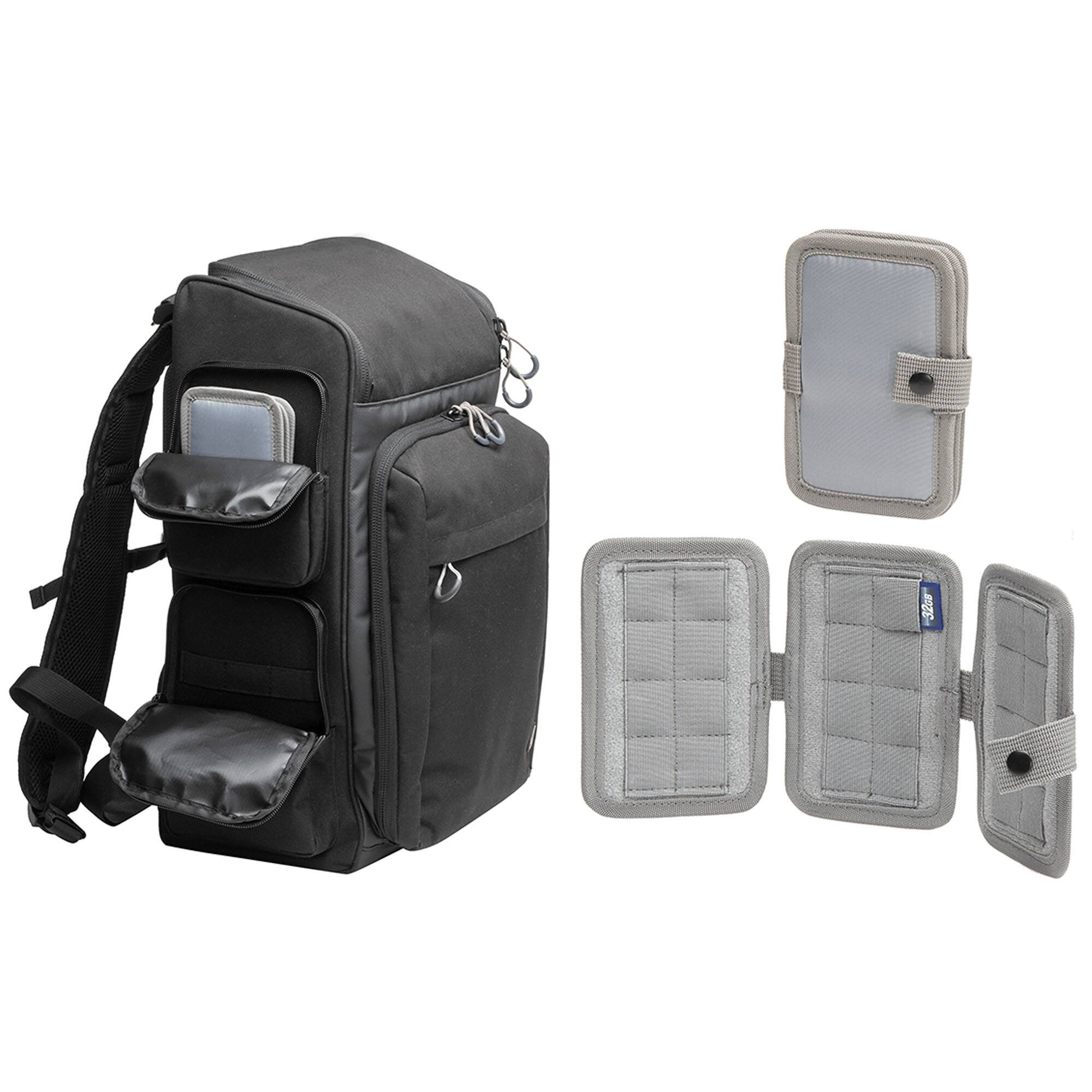 Alt View 4. UTG - UTG Trail Seeker, Trail Cam Backpack, Black - Black.