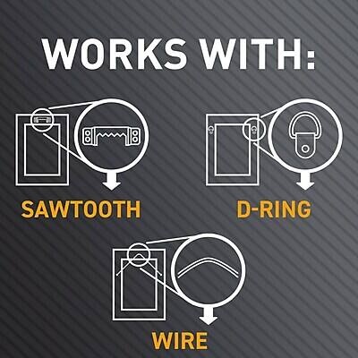 WORKS WITH:

- SAWTOOTH
- D-RING
- WIRE