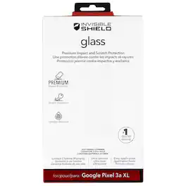 ZAGG - Invisible Shield (Glass) Tempered Glass for Google Pixel 3a XL - Clear