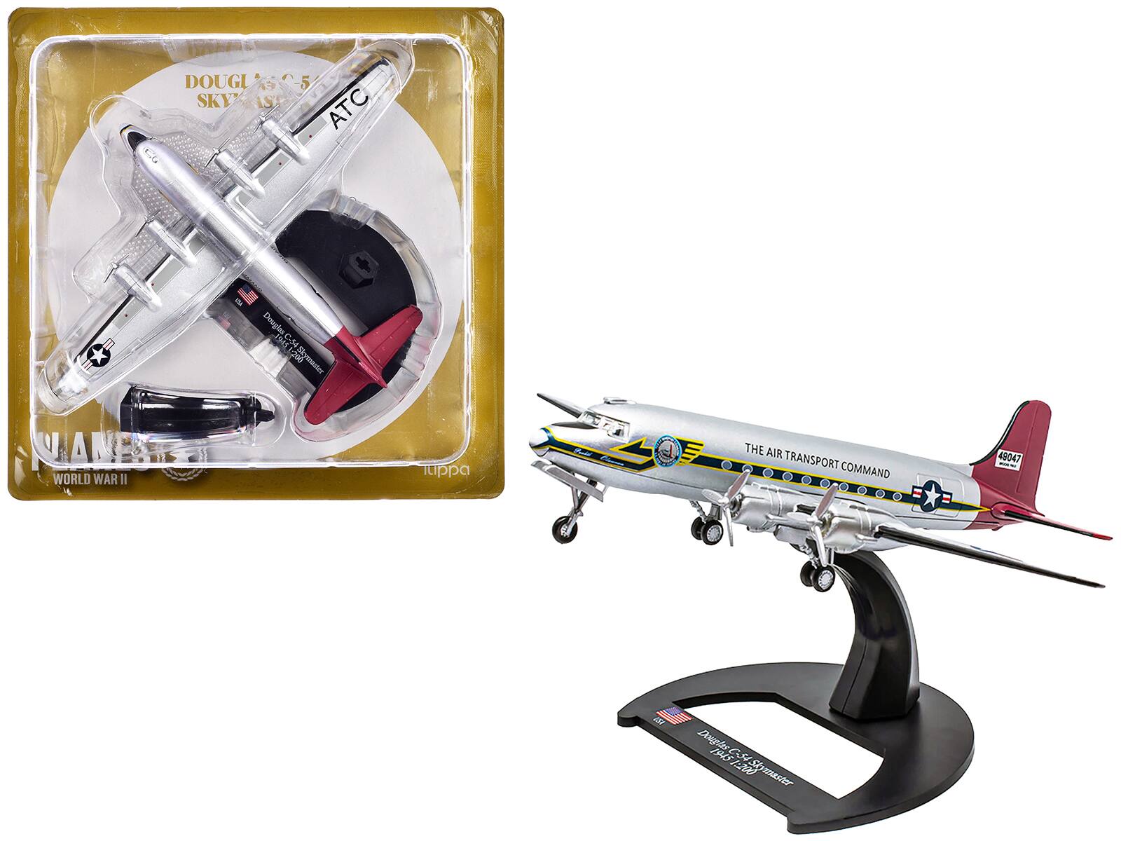 DOUGLAS C-54 SKYMASTER  
ATC  
THE AIR TRANSPORT COMMAND  
48047  
WORLD WAR II  
Douglas C-54 Skymaster  
TUPPER
