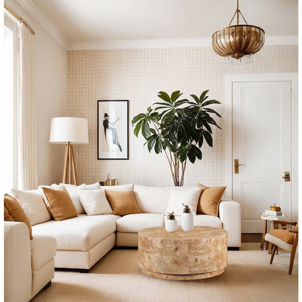 Alt View 1. Meridian Furniture - Burl Natural Ash Coffee Table - Grey.