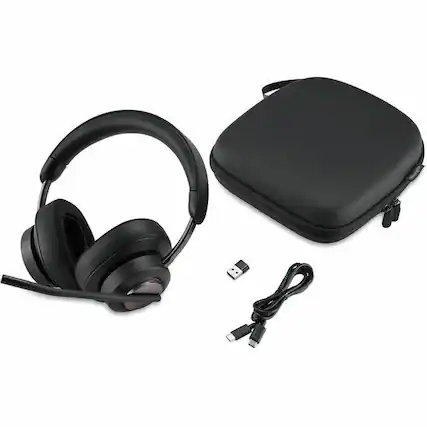 Front. Kensington - Kensington H3005 Bluetooth Over-Ear Headset - Microsoft Teams Certification - Siri, Google Assistant - Stereo - Wireless - Unknown.