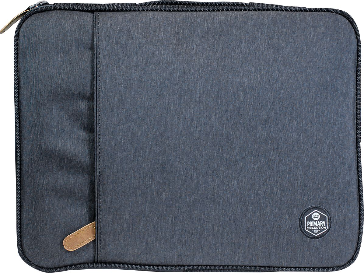 Back View: PKG - Laptop Sleeve for up to 14" Laptop - Dark gray