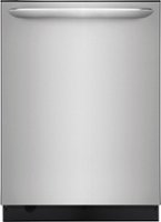 Frigidaire - Gallery 24" Top Control Built-In Dishwasher with Stainless Steel Tub, 49 dba - Stainless steel - Front_Zoom