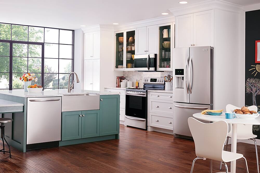 Alt View 23. Frigidaire - Gallery 24" Top Control Built-In Dishwasher with Stainless Steel Tub, 49 dba - Smudge-Proof® Stainless Steel.