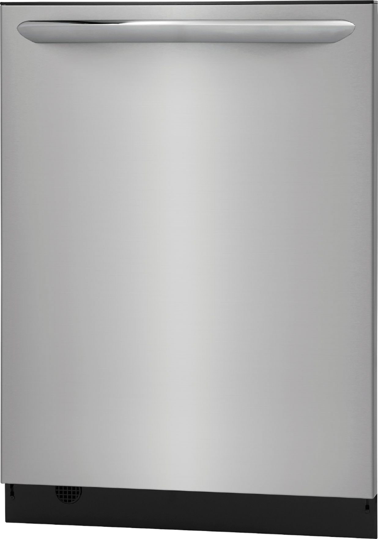 Left View: Whirlpool - 24" Built-In Dishwasher - White