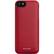 Front. mophie - Juice Pack External Battery Case for Apple® iPhone® 5, 5s and SE - Matte red.