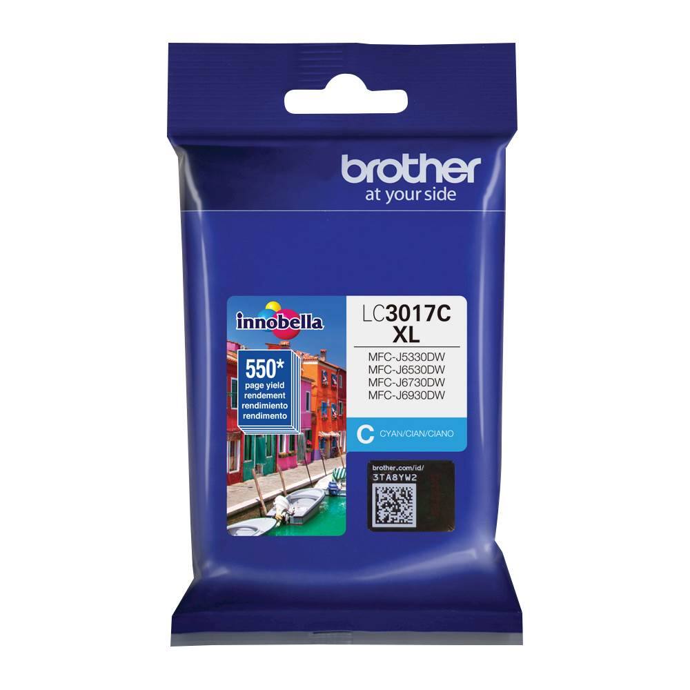 Alt View 11. Brother - LC3017C XL High-Yield Ink Cartridge - Cyan - Cyan.