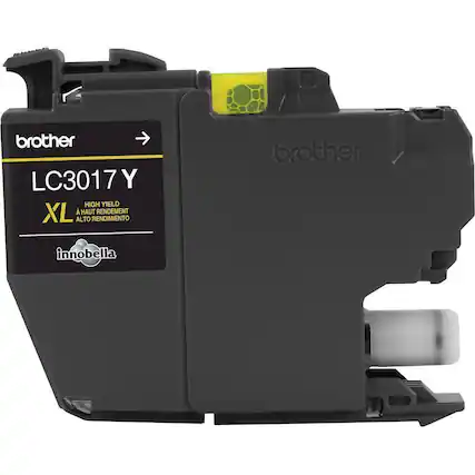 Front. Brother - LC3017Y XL High-Yield Ink Cartridge - Yellow.