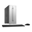 HP - ENVY Desktop - Intel Core i7 - 8GB Memory - AMD Radeon RX 460 - 256GB Solid State Drive + 1TB Hard Drive - Black/silver - Larger Front
