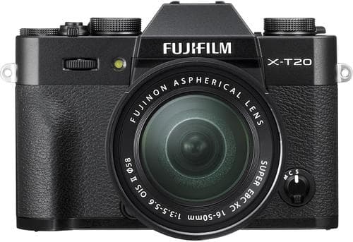 Fujifilm - X Series X-T20 Mirrorless Camera with XC16-50mmF3.5-5.6 OIS II Lens - Black - Larger Front