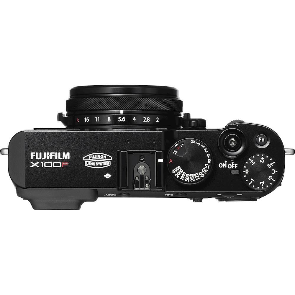 Top. Fujifilm - X-Series X100F 24.3-Megapixel Digital Camera - Black.
