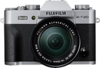 Front Zoom. Fujifilm - X Series X-T20 Mirrorless Camera with XC16-50mmF3.5-5.6 OIS II Lens - Silver.