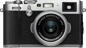 Fujifilm - X-Series X100F 24.3-Megapixel Digital Camera - Silver - Front_Zoom