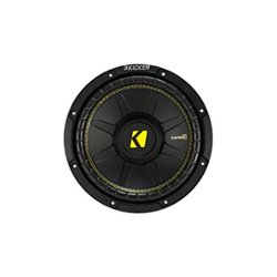 KICKER - CompC 10" Dual-Voice-Coil 4-Ohm Subwoofer - Black - Front_Zoom