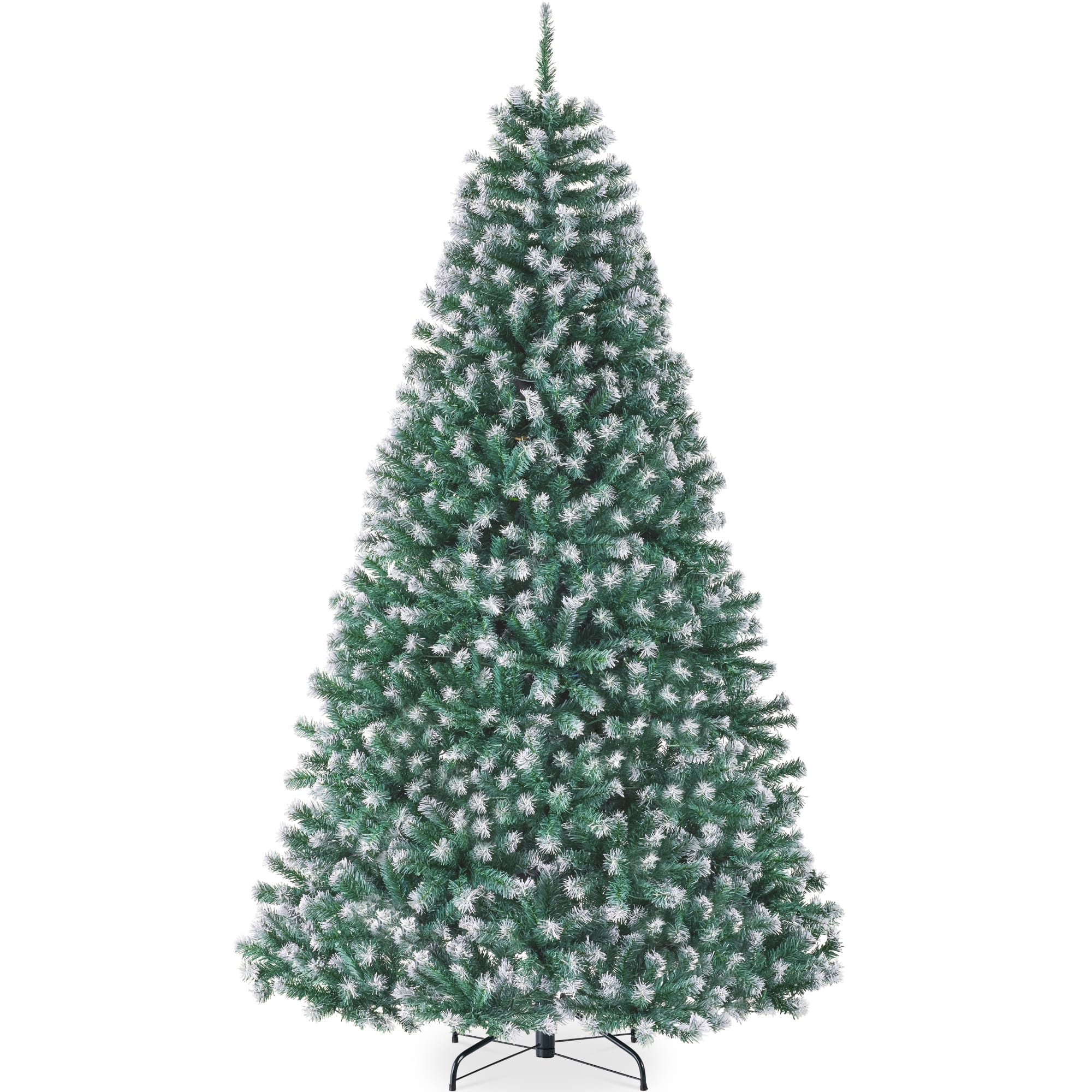 Best Choice Products - Artificial Frosted Christmas Tree, 6ft Premium Unlit Spruce Design, Dense Branches - Blue Spruce - Frosted Blue Spruce