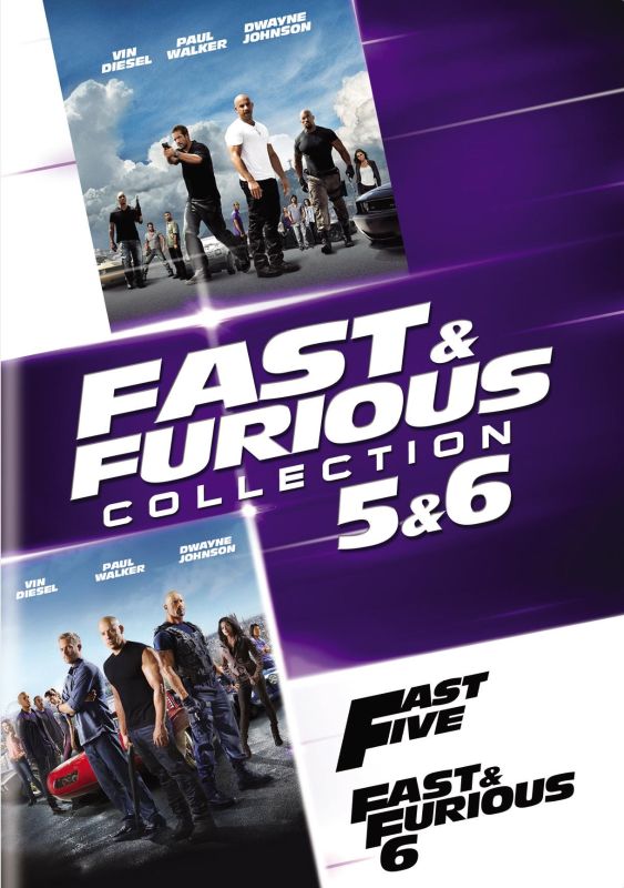  Fast and Furious Collection: 5 and 6 [2 Discs] [DVD]