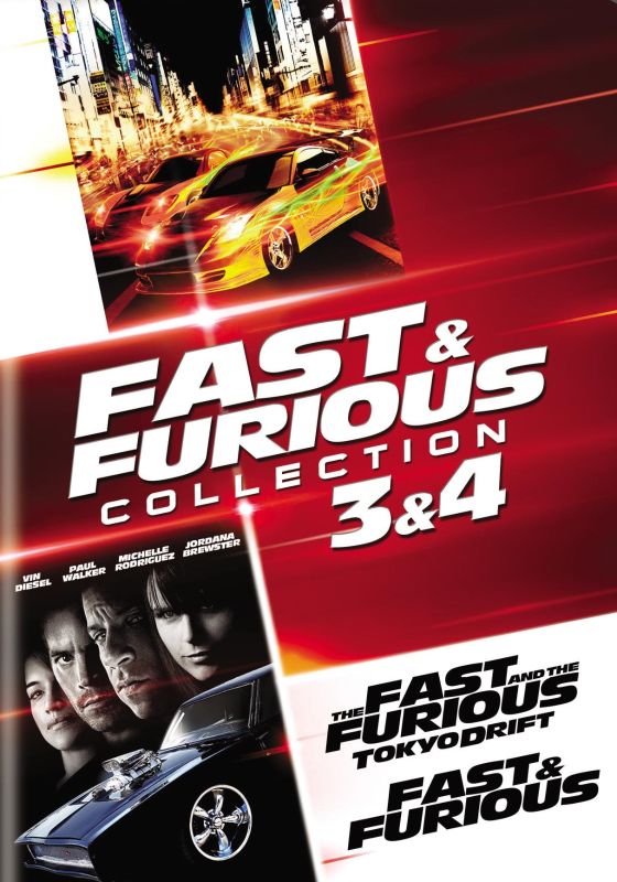  Fast and Furious Collection: 3 and 4 [2 Discs] [DVD]