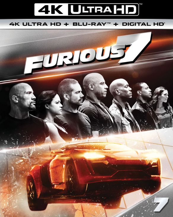  Furious 7 [Includes Digital Copy] [4K Ultra HD Blu-ray/Blu-ray] [Fandango Cash] [2015]