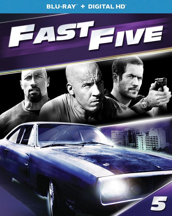  Fast Five [Includes Digital Copy] [UltraViolet] [Blu-ray] [2 Discs] [2011]