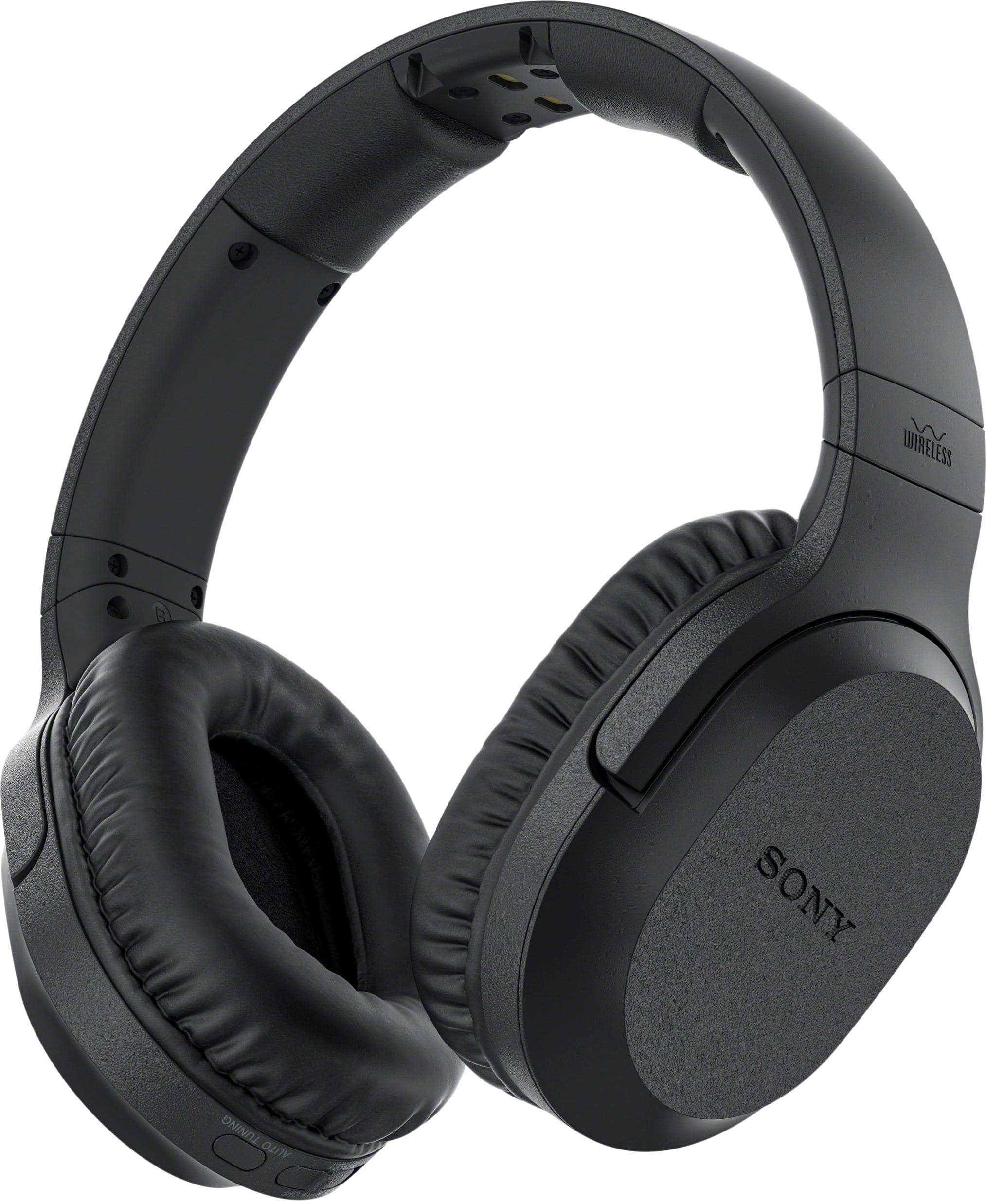 Best Buy Sony RF995RK RF Wireless OvertheEar Headphones Black MDRRF995RK