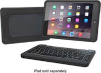 Front Zoom. ZAGG - Rugged Book Keyboard Folio Case for Apple® iPad® mini, iPad mini 2 and 3 - Black.