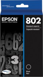 Epson - 802 Standard Capacity Ink Cartridge - Black - Front_Zoom
