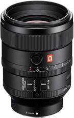 Front. Sony - G Master FE 100mm f/2.8 Telephoto Lens for E-mount Cameras - Black.