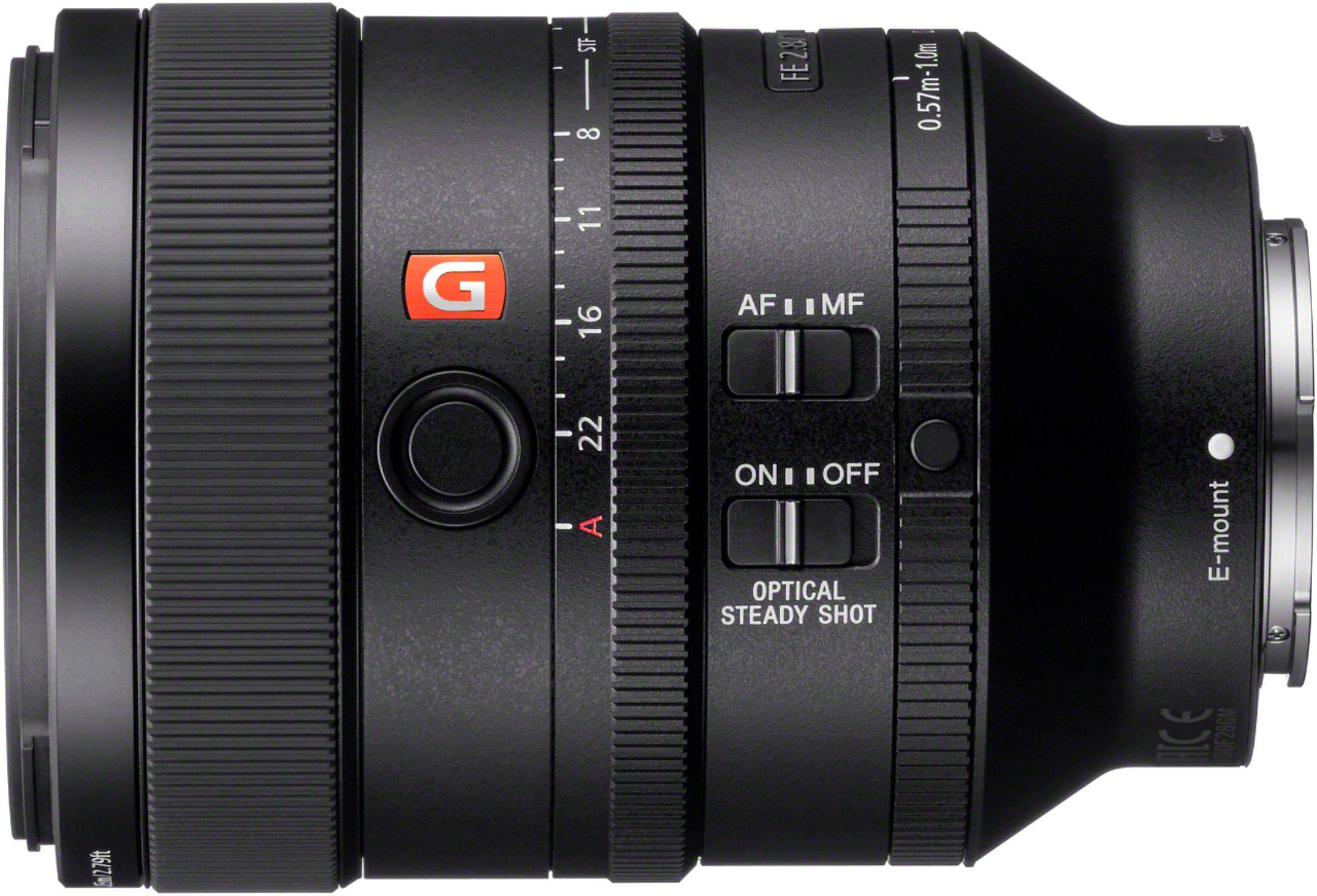 Alt View 11. Sony - G Master FE 100mm f/2.8 Telephoto Lens for E-mount Cameras - Black.