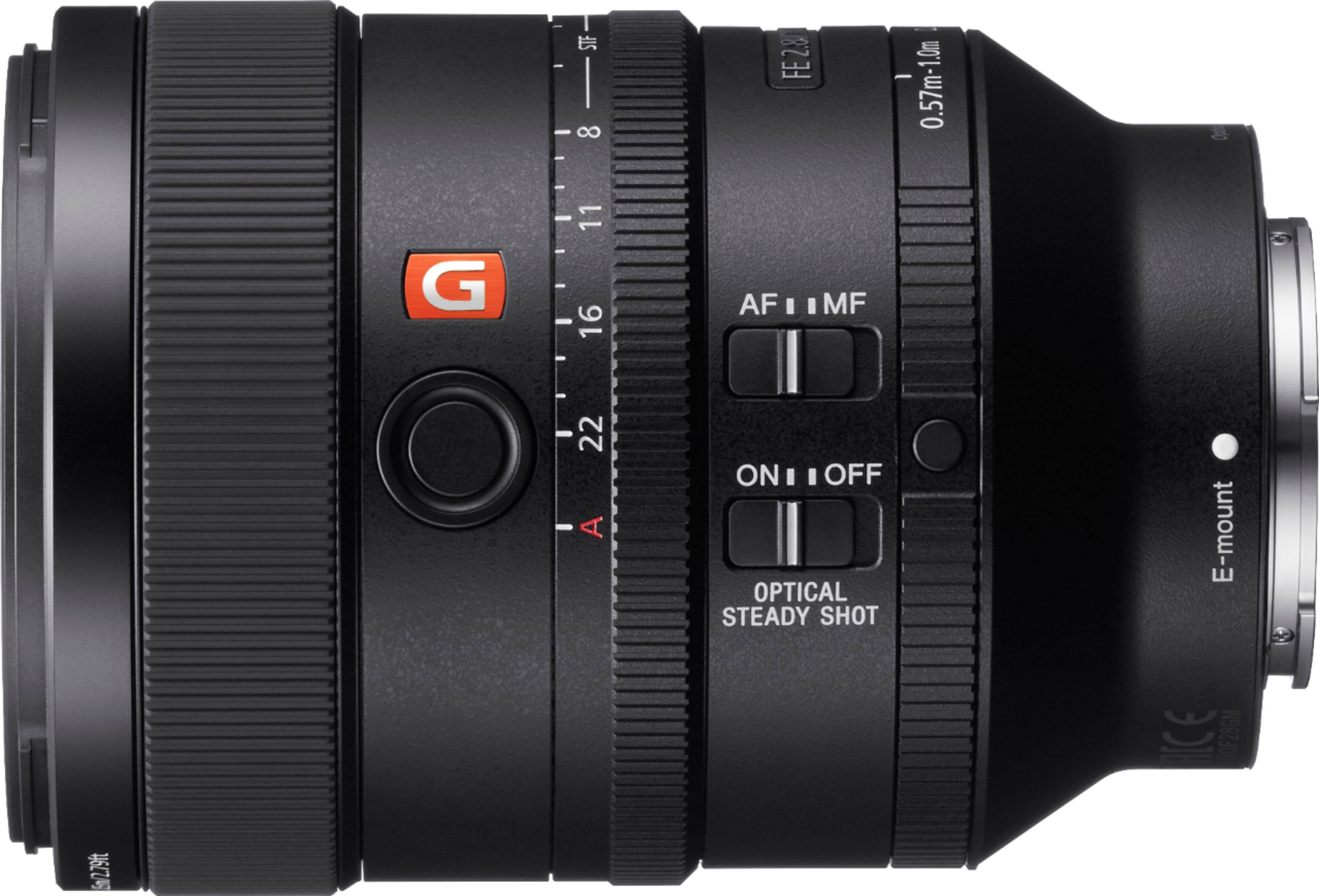 Alt View 16. Sony - G Master FE 100mm f/2.8 Telephoto Lens for E-mount Cameras - Black.