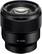 Front. Sony - FE 85mm f/1.8 Telephoto Lens for Sony E-mount - Black.
