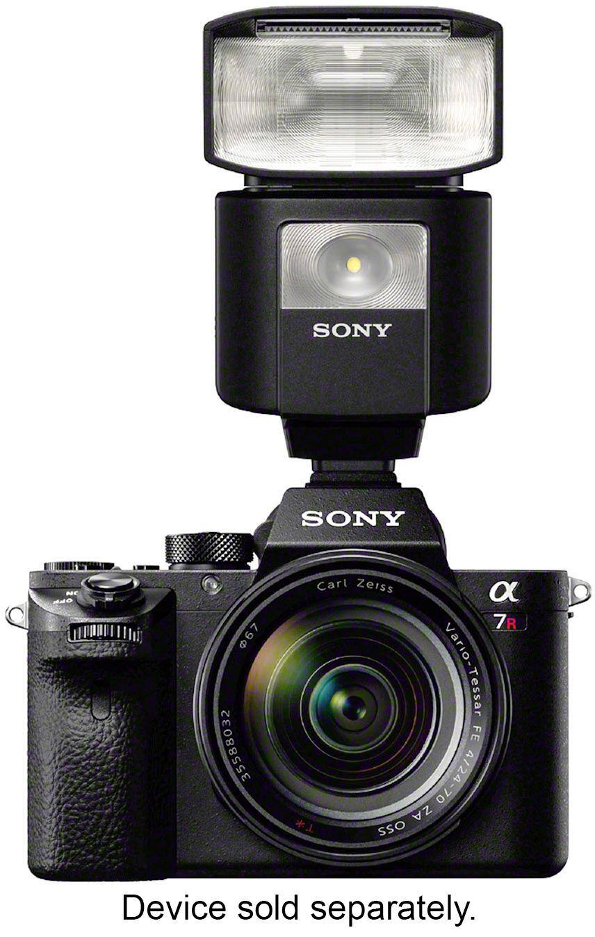 Sony HVL-F45RM Compact, Radio-Controlled Gn 45 Camera Flash with 1  Display, Black