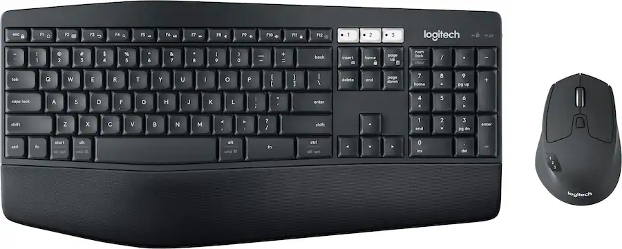 Logitech MK850 Performance Full size Wireless Membrane Keyboard and ...