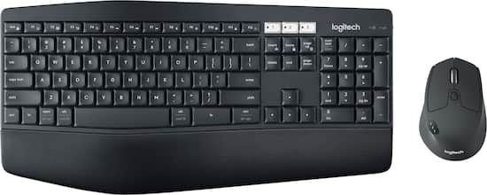 Logitech Mk850 Performance Wireless Keyboard And Optical Mouse Black 920 008219 Best Buy