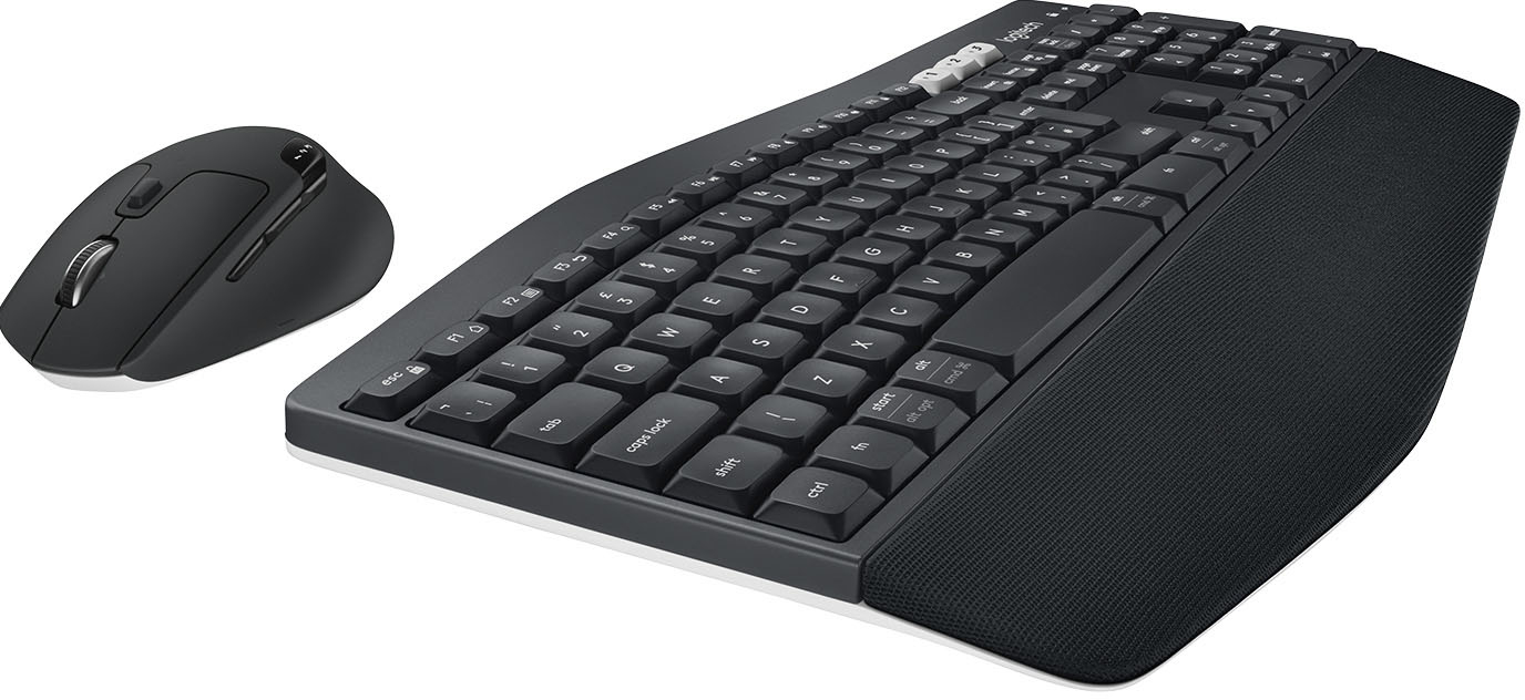 Logitech Performance Full-size Wireless Keyboard and Mouse Combo for PC and Mac Black 920-008219 - Best Buy