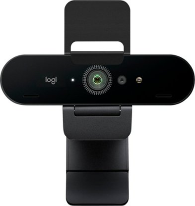 Logitech - 4K Pro 4096 x 2160 Webcam with Noise-Canceling Mic - Black