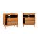 Left. Walker Edison - Boho Solid Wood Nightstand (set of 2) - Caramel.