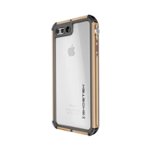 Front Zoom. Ghostek - Atomic Protective Waterproof Case for Apple® iPhone® 7 Plus - Clear/gold.