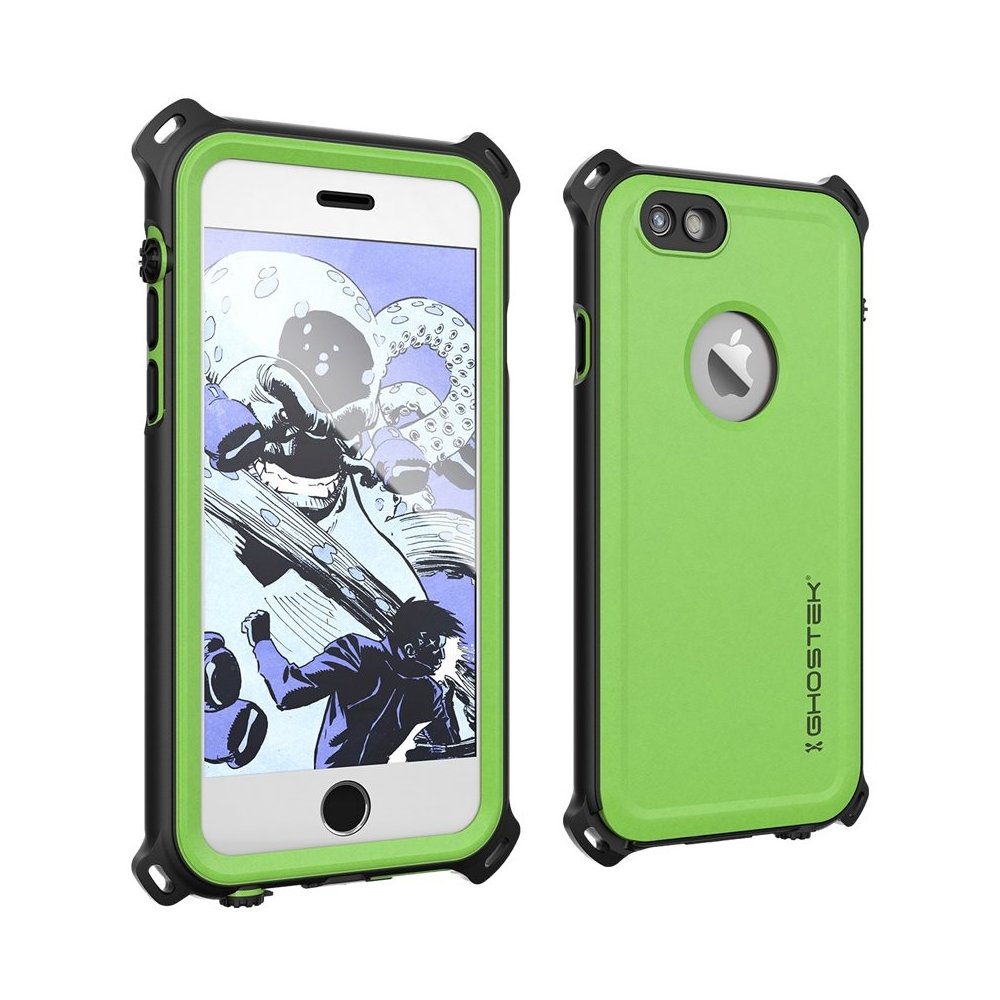 nautical protective waterproof case for apple iphone 6 and 6s - green