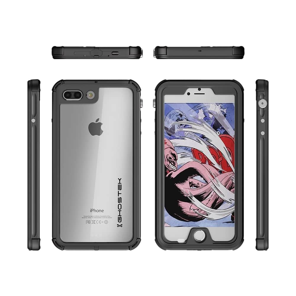 atomic 3 series case for apple iphone 7 - black atomic 3 series case for apple iphone 7 - black