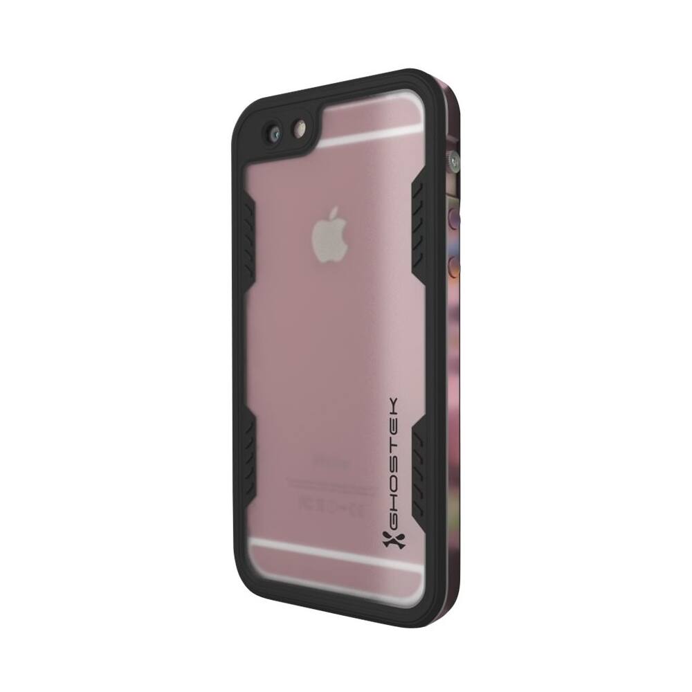 Front. Ghostek - Atomic Protective Waterproof Case for Apple® iPhone® 6 and 6s - Pink.