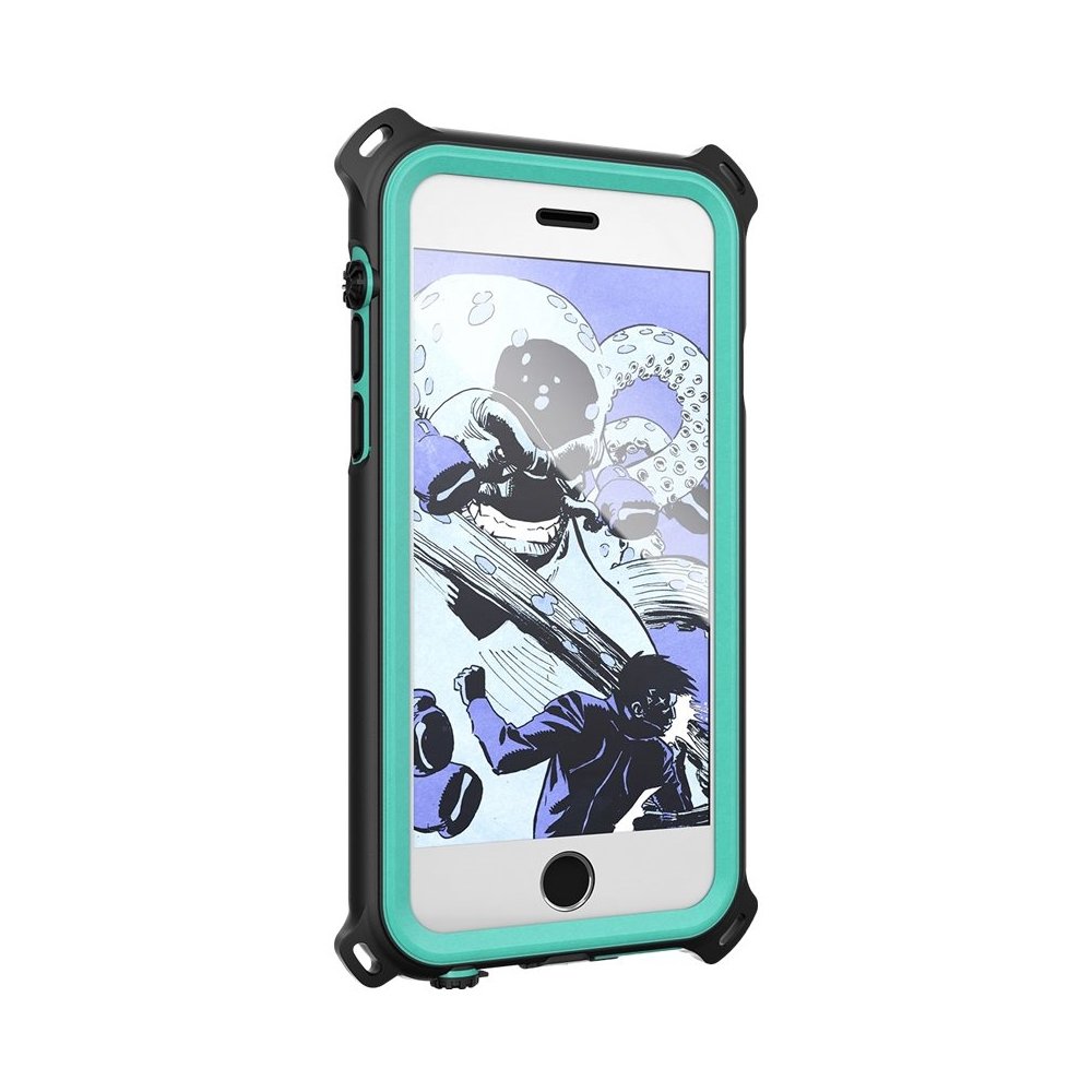 nautical protective waterproof case for apple iphone 6 and 6s - teal