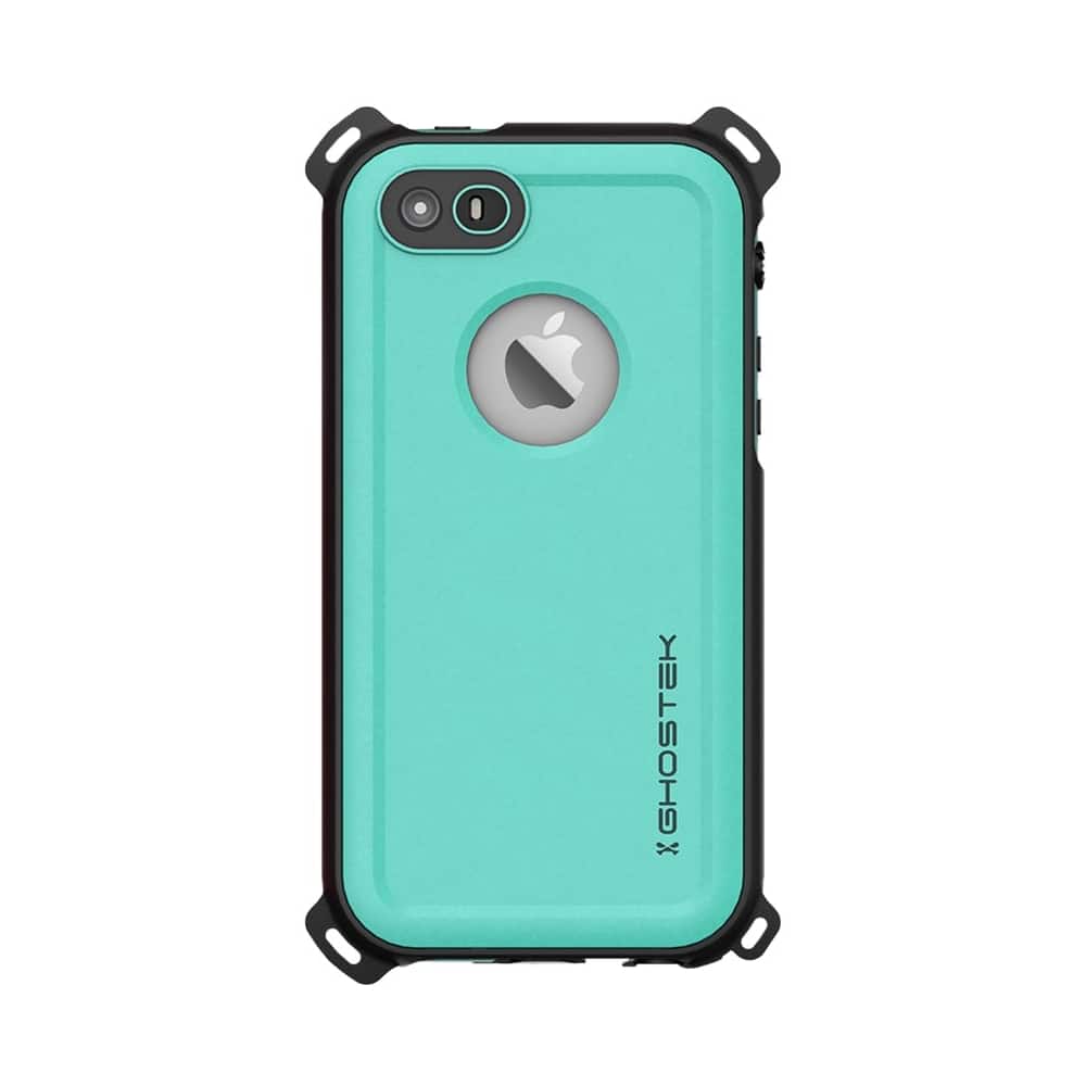 nautical protective waterproof case for apple iphone 5, 5s and se - teal nautical protective waterproof case for apple iphone 5, 5s and se - teal