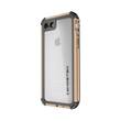 Ghostek - Atomic Protective Waterproof Case for Apple® iPhone® 7 - Clear/gold - Larger Front