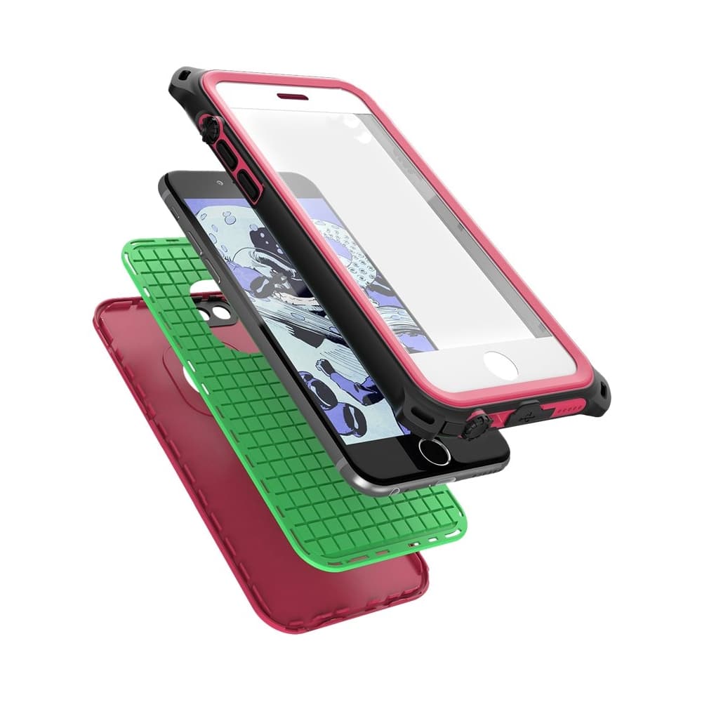 nautical protective waterproof case for apple iphone 6 and 6s - pink